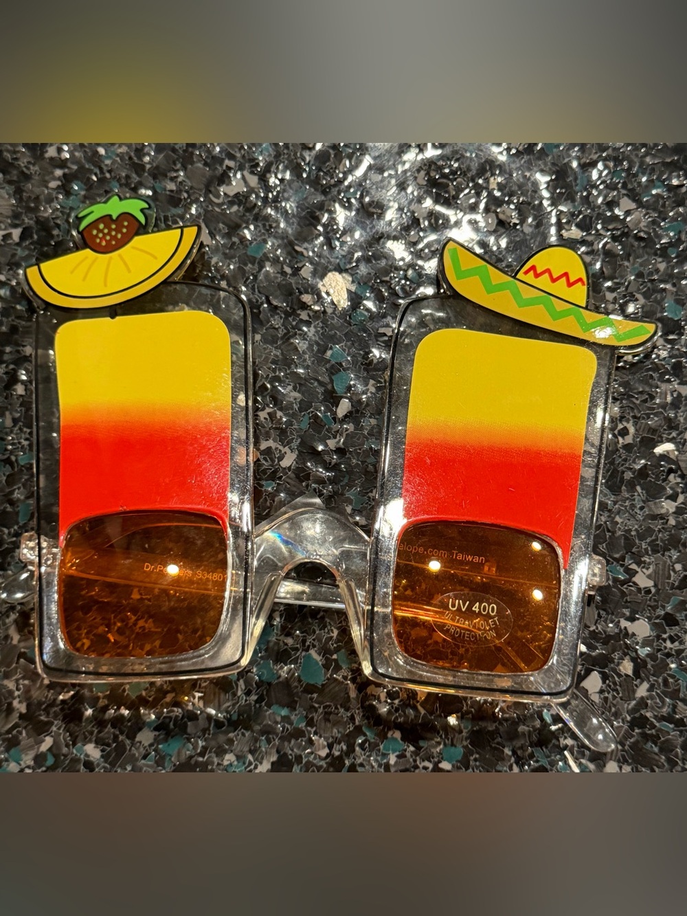Elope Dr. Peepers Fiesta Tropical Mexican Drink Sun Sunglasses Glasses UV 400
